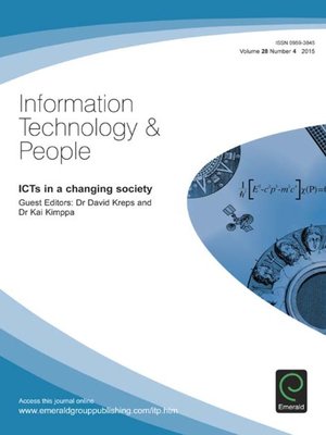 cover image of Information Technology & People, Volume 28, Number 4
